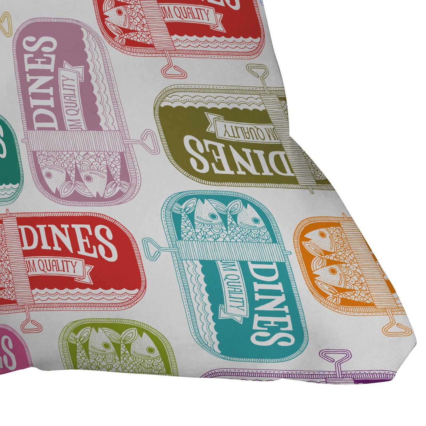 Valentina Ramos Sardines Tins Outdoor Throw Pillow