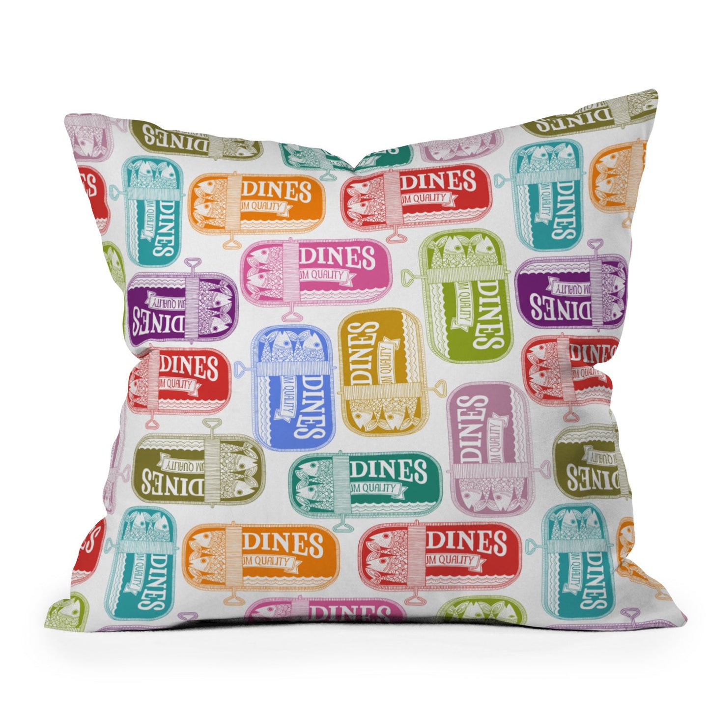 Valentina Ramos Sardines Tins Throw Pillow