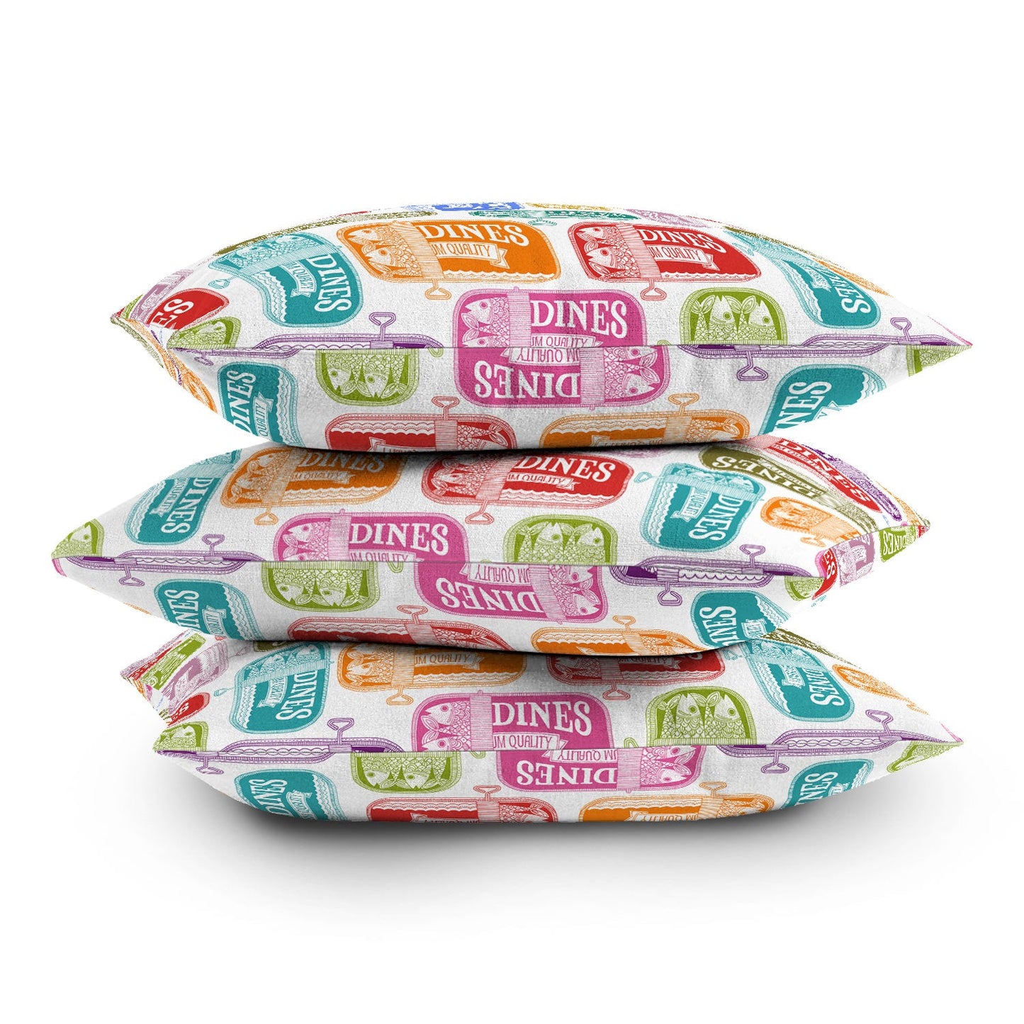 Valentina Ramos Sardines Tins Outdoor Throw Pillow