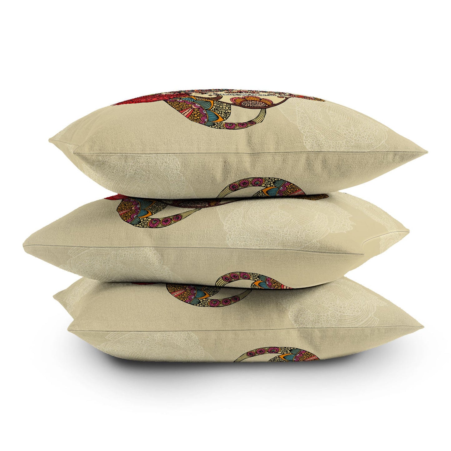 Valentina Ramos Sugar Skull Throw Pillow