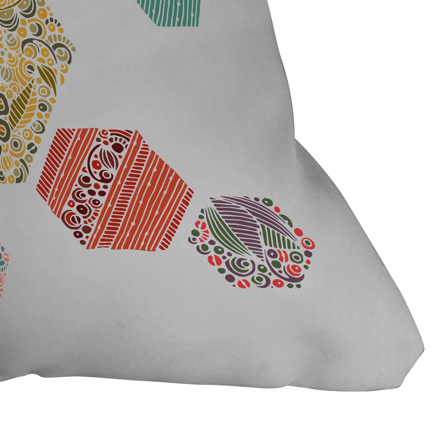 Valentina Ramos Summer honeycomb Outdoor Throw Pillow