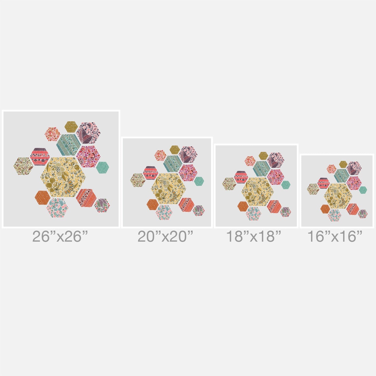 Valentina Ramos Summer honeycomb Outdoor Throw Pillow