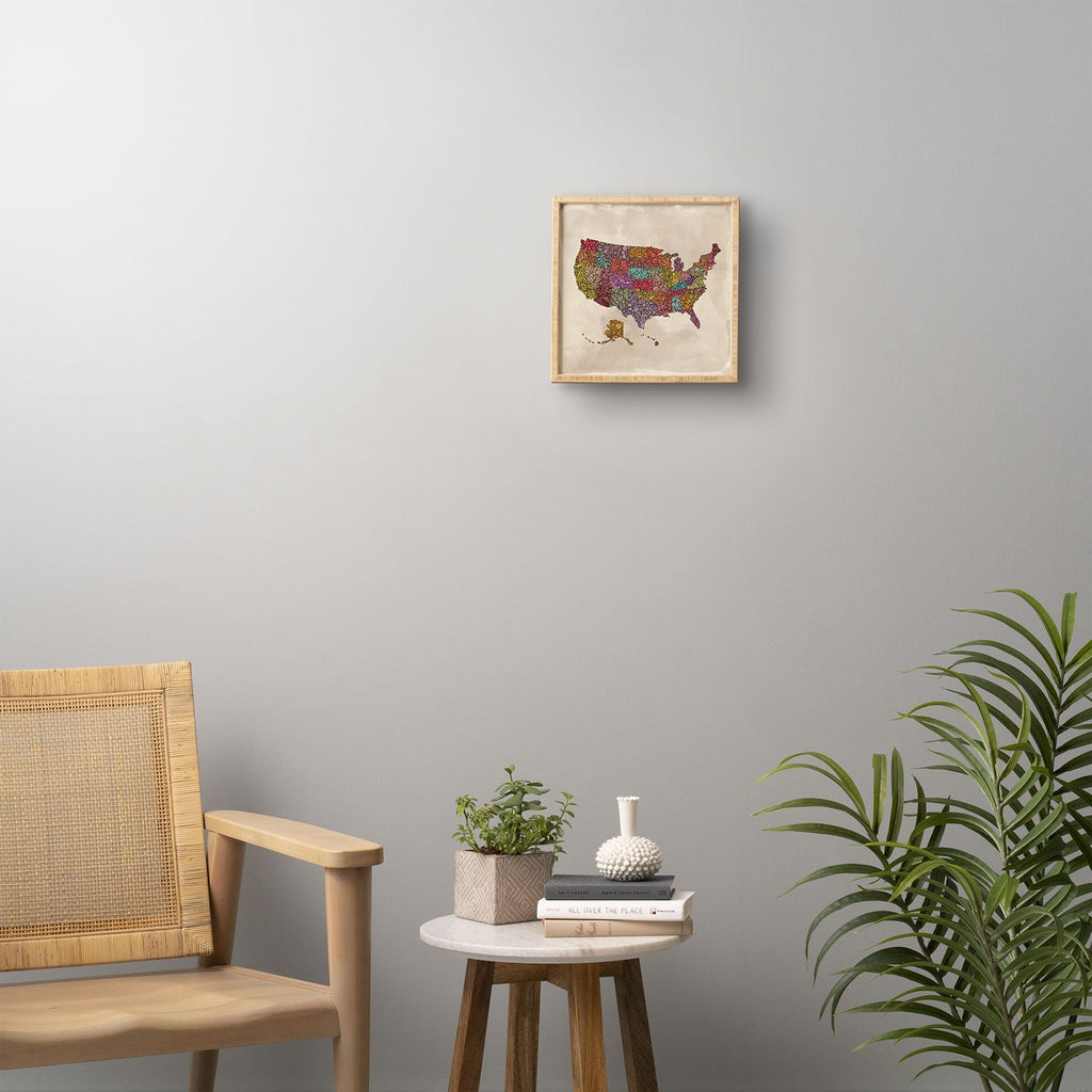 Valentina Ramos The home of the Brave Framed Wall Art