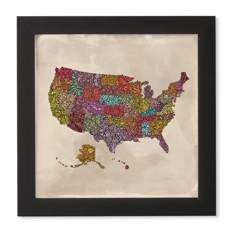 Valentina Ramos The home of the Brave Framed Wall Art