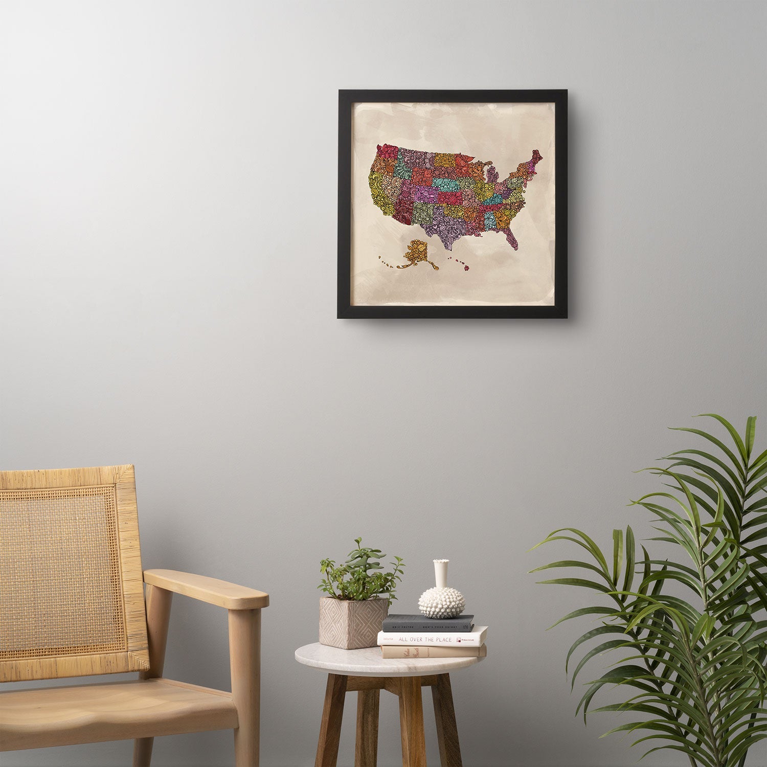 Valentina Ramos The home of the Brave Framed Wall Art