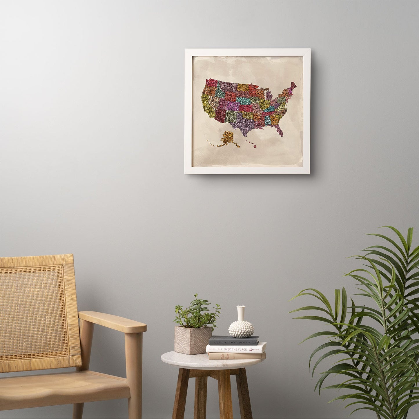 Valentina Ramos The home of the Brave Framed Wall Art