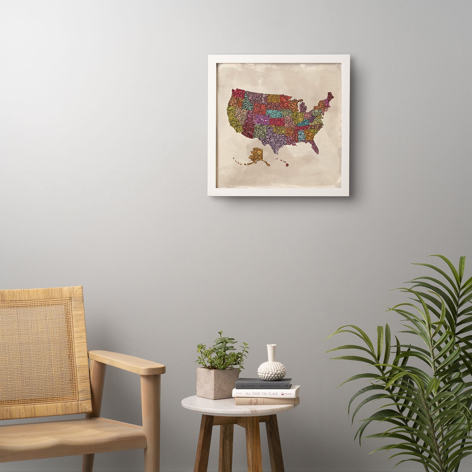 Valentina Ramos The home of the Brave Framed Wall Art
