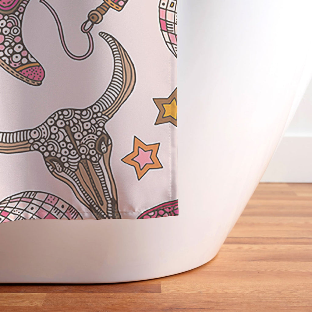 Valentina Ramos Western Disco Dreams Shower Curtain