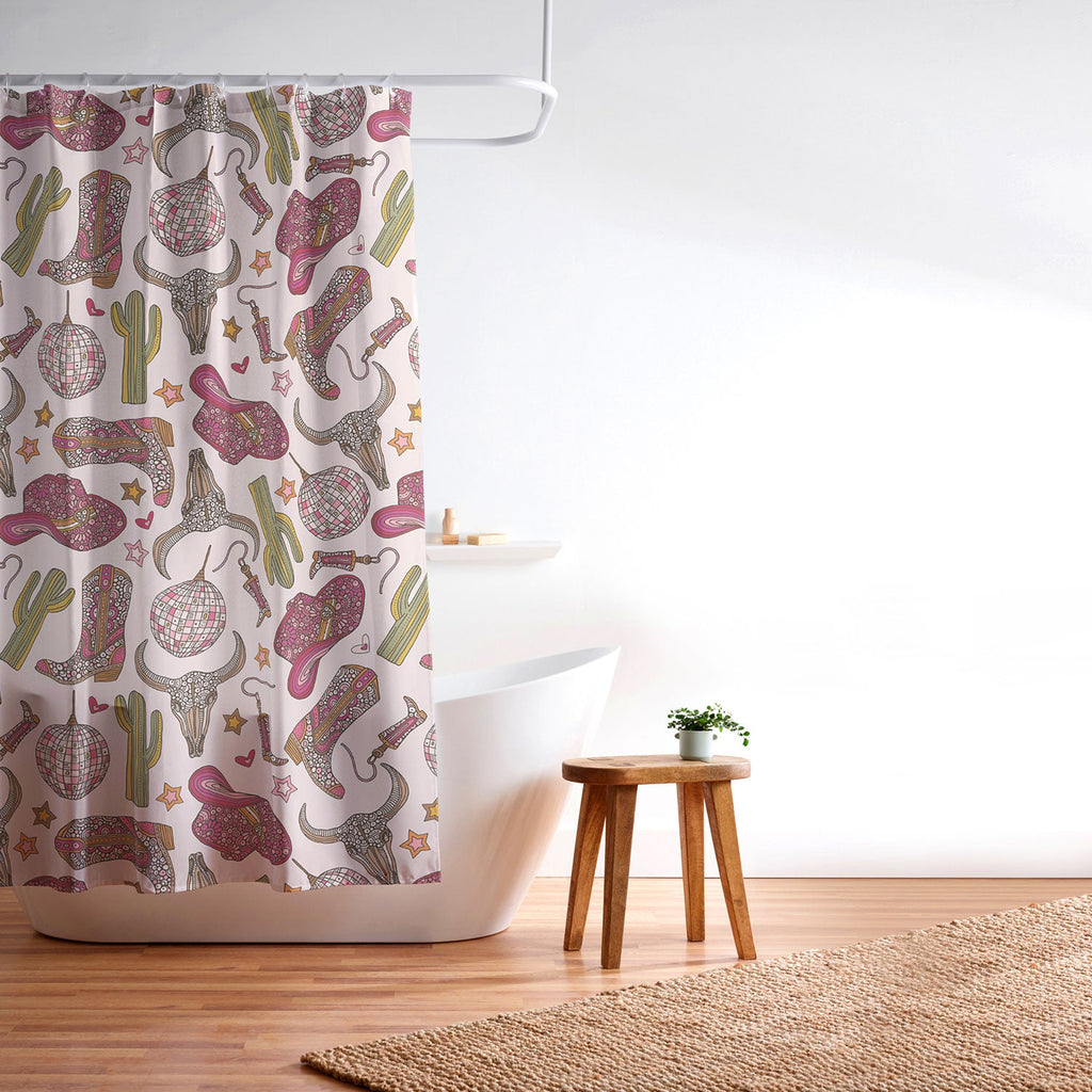 Valentina Ramos Western Disco Dreams Shower Curtain