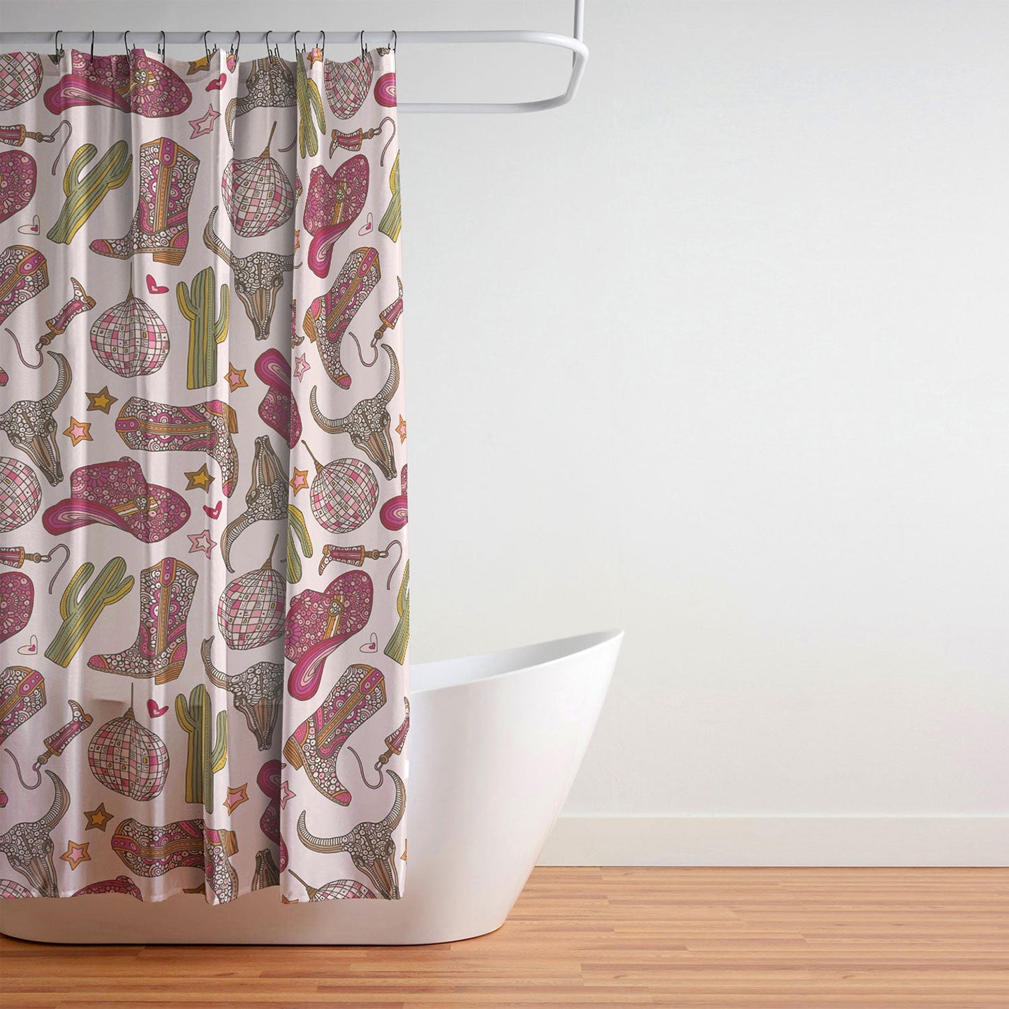 Valentina Ramos Western Disco Dreams Shower Curtain