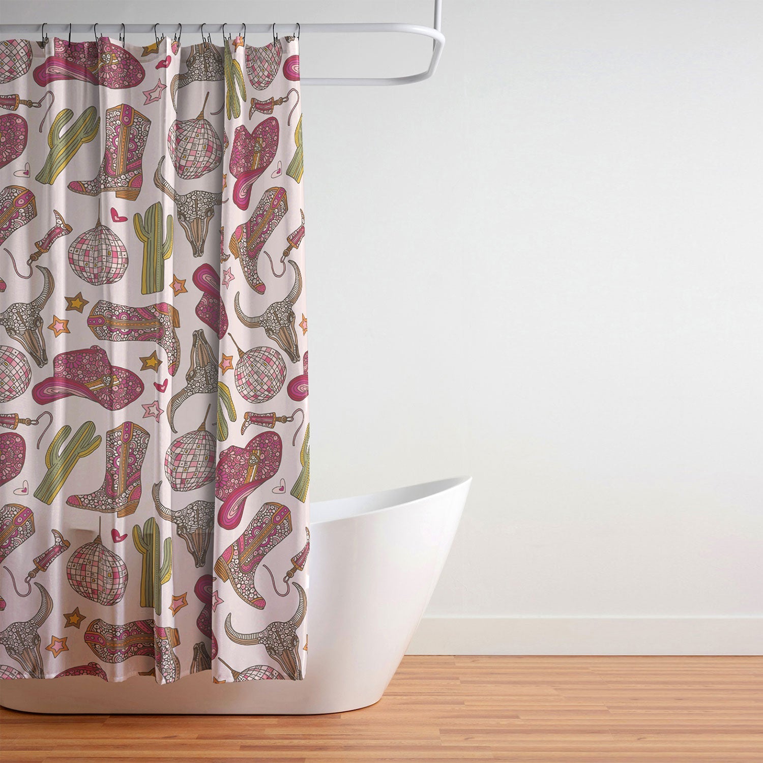 Valentina Ramos Western Disco Dreams Shower Curtain