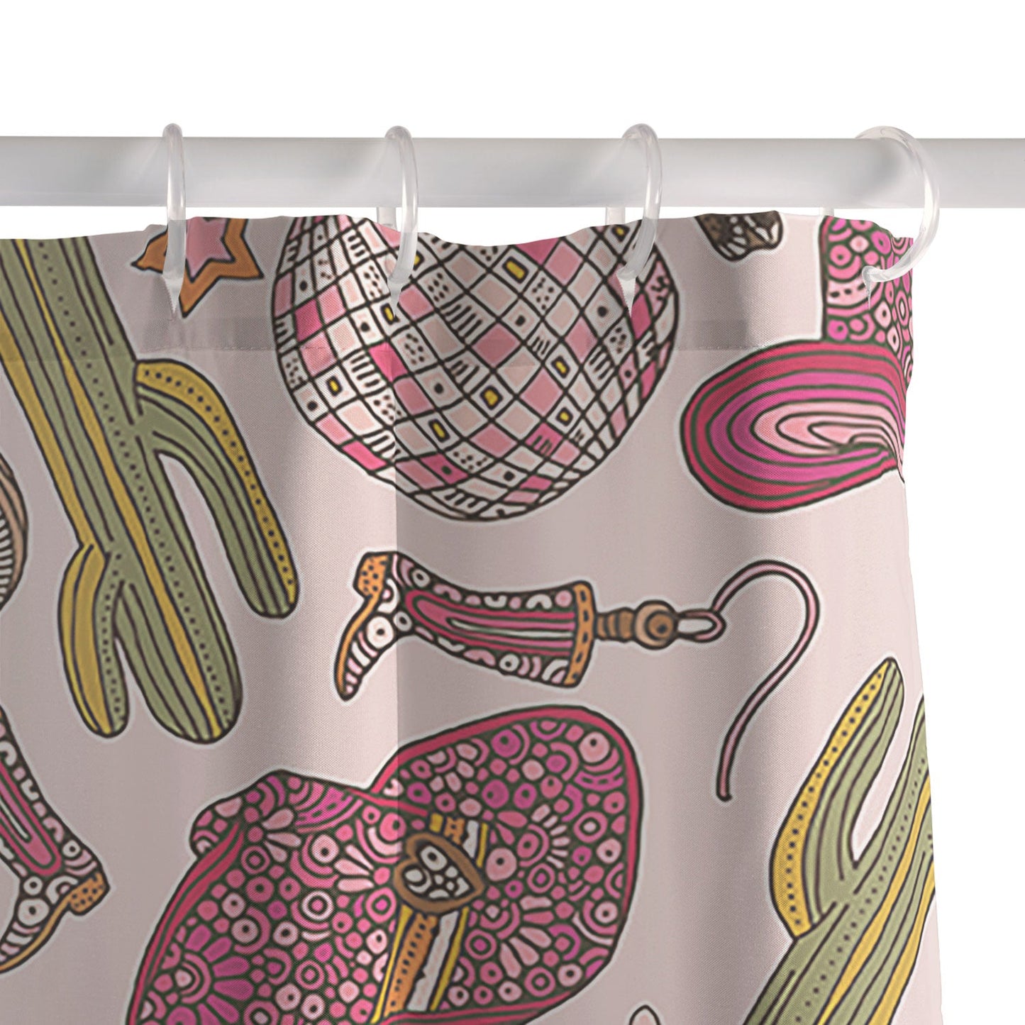 Valentina Ramos Western Disco Dreams Shower Curtain