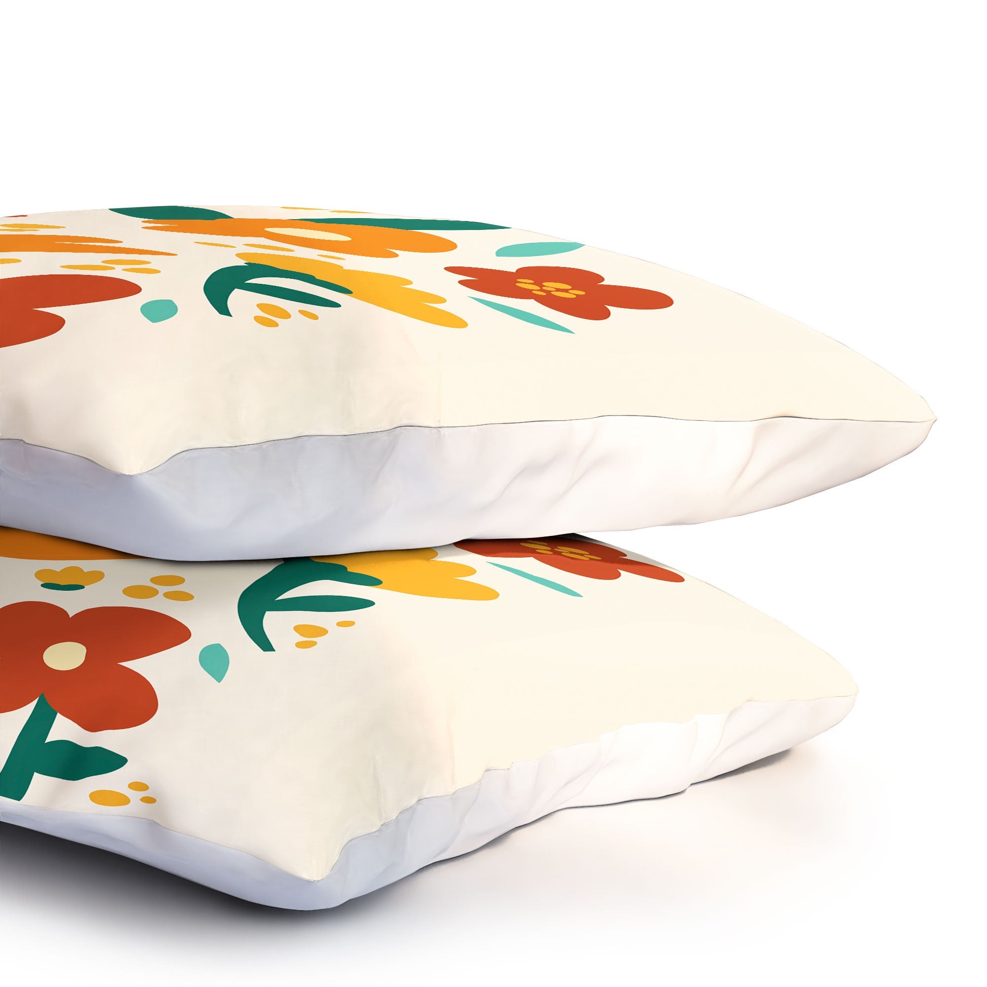 Valeria Frustaci Colorful fall flowers Pillow Shams