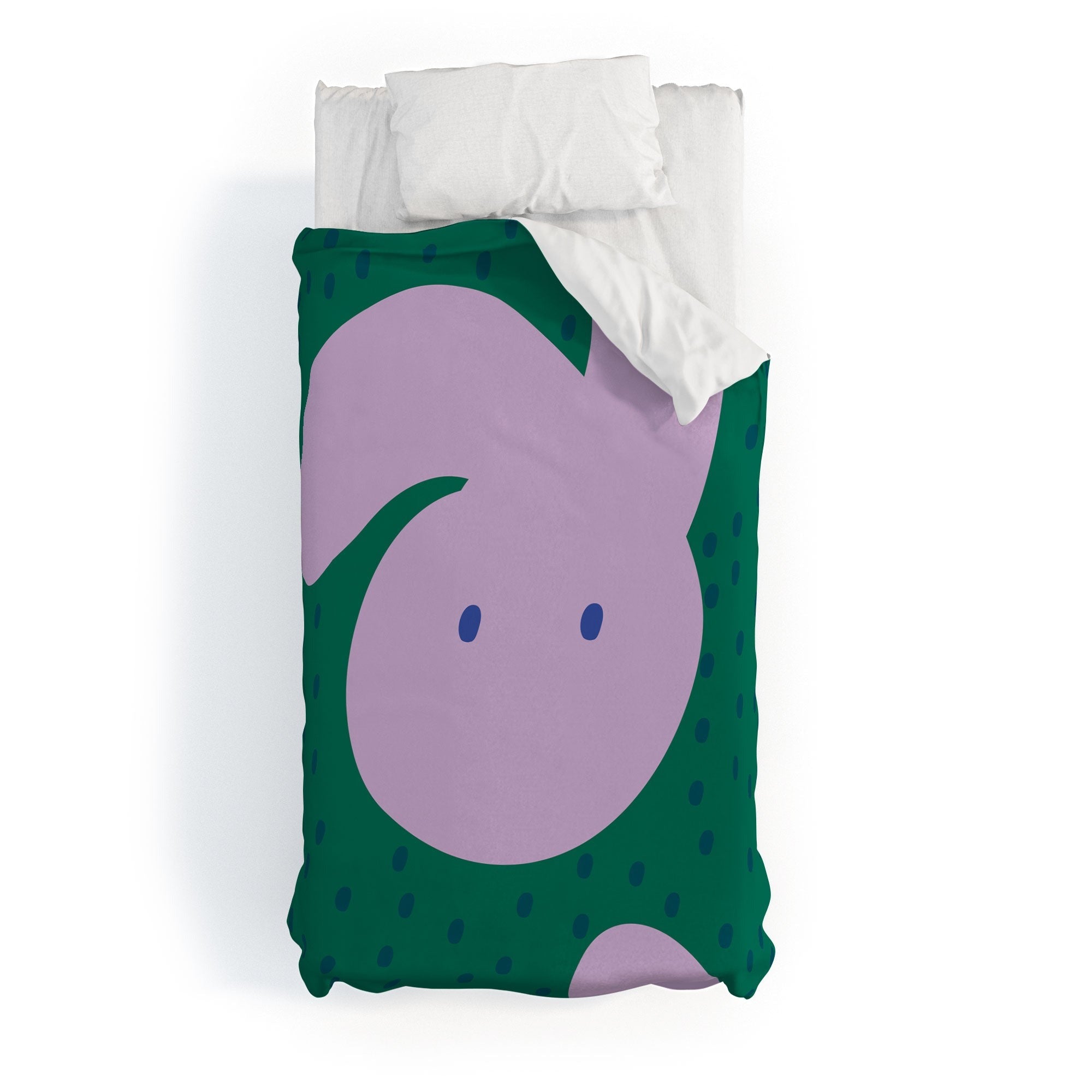 Camilla Foss Pebbles and Rabbit Duvet Cover
