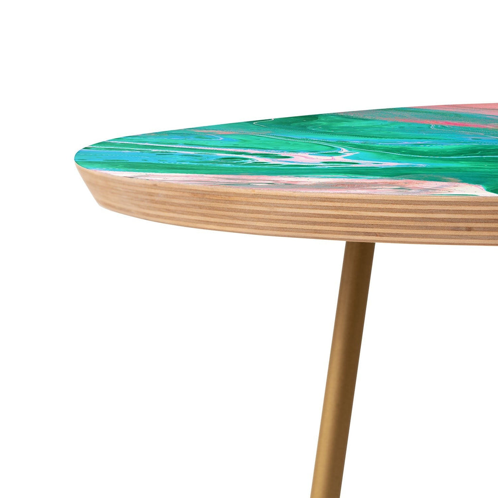 83 Oranges Another Worldly Round Side Table