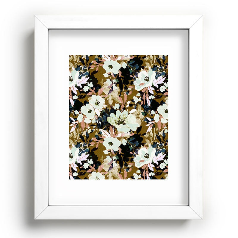 Marta Barragan Camarasa Romantic Floral Fusion Recessed Framing Rectangle
