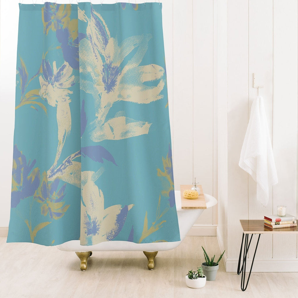 Gabriela Fuente Emma Floral Shower Curtain