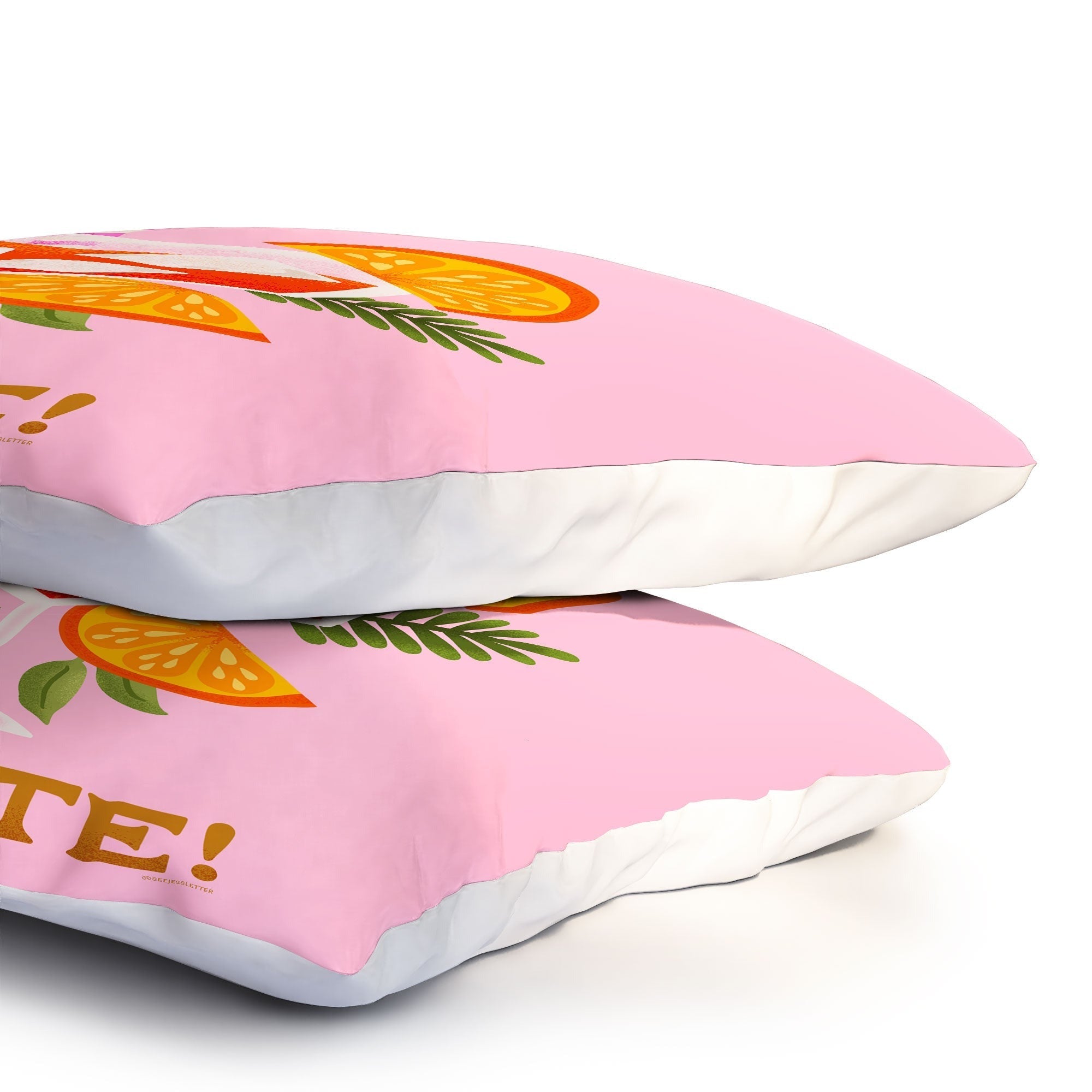 Jessica Molina Orange Spritz Pillow Shams