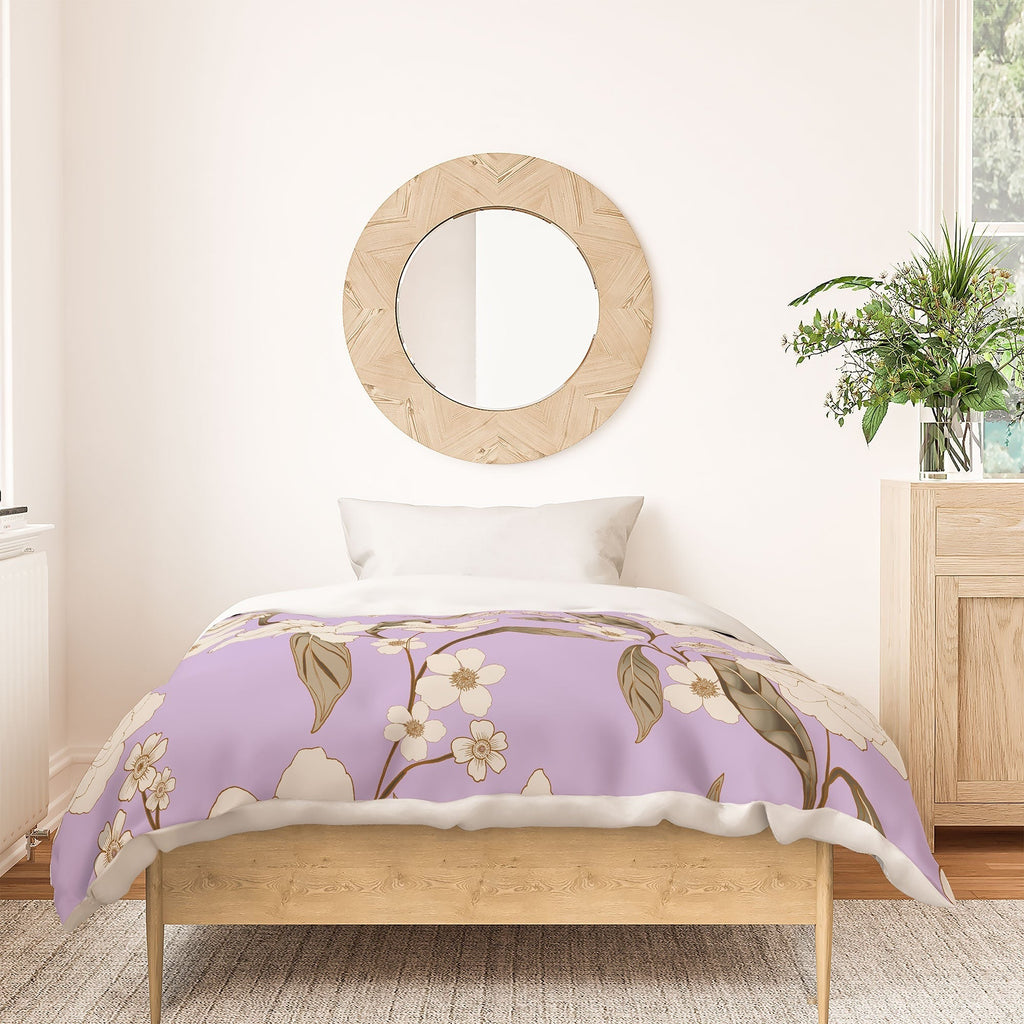 Gabriela Fuente Roberta lilac Duvet Cover