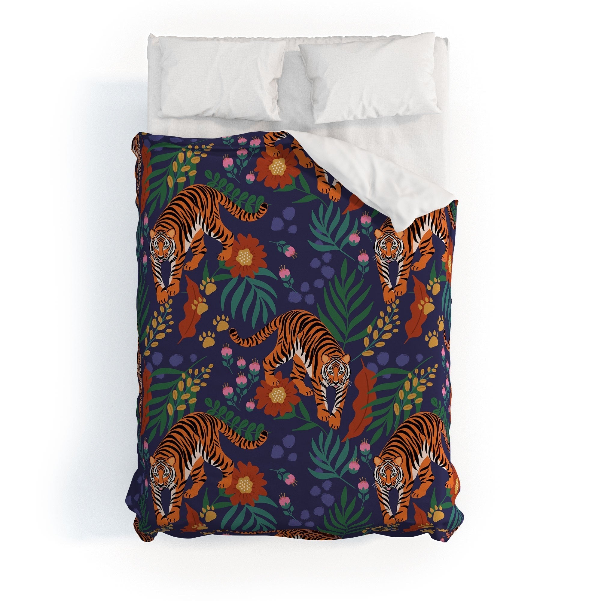 Design by Spark Tiger of the Glorious Jungle Duvet Cover