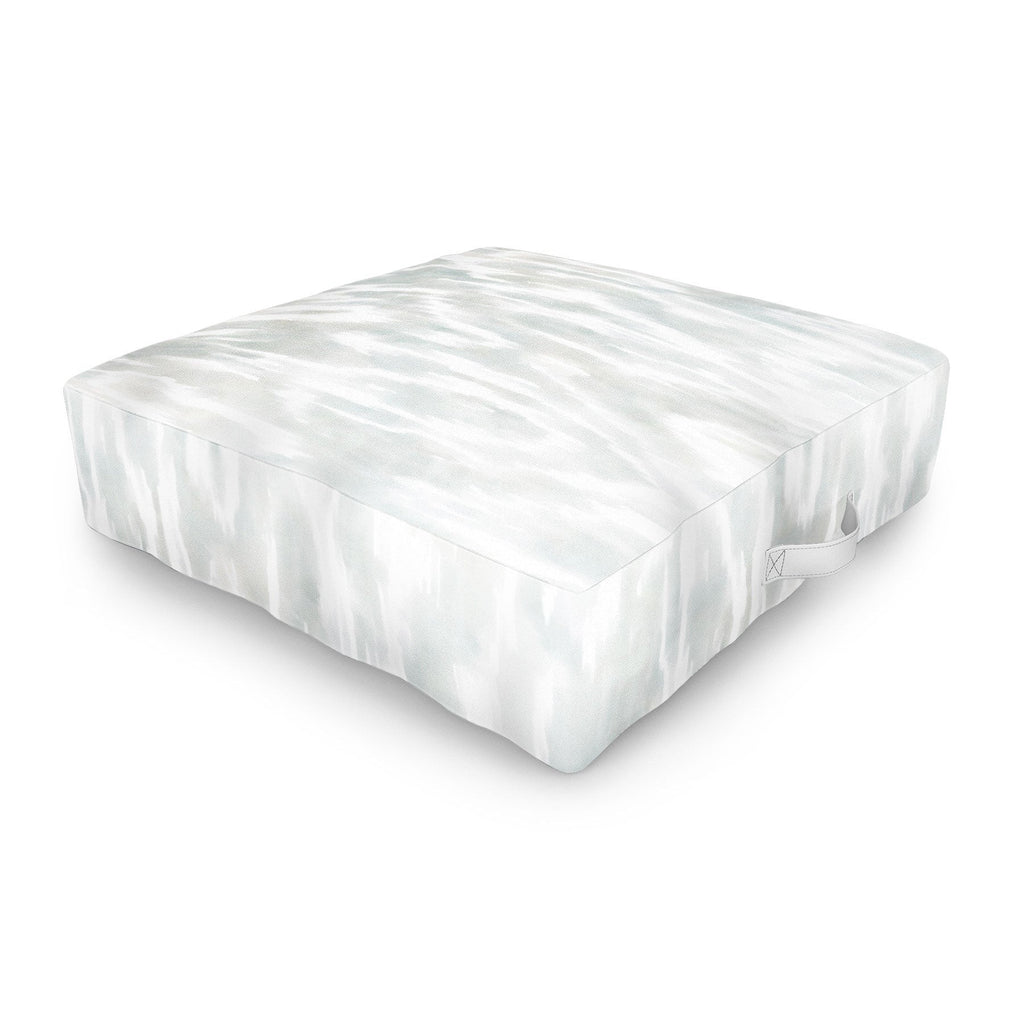 Jacqueline Maldonado Watercolor Wood Grain Outdoor Floor Cushion