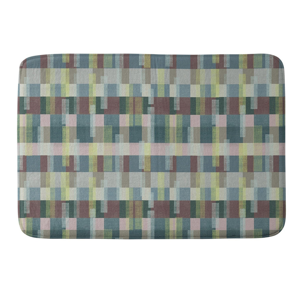 Marta Barragan Camarasa Dynamic Linear Blocks Memory Foam Bath Mat
