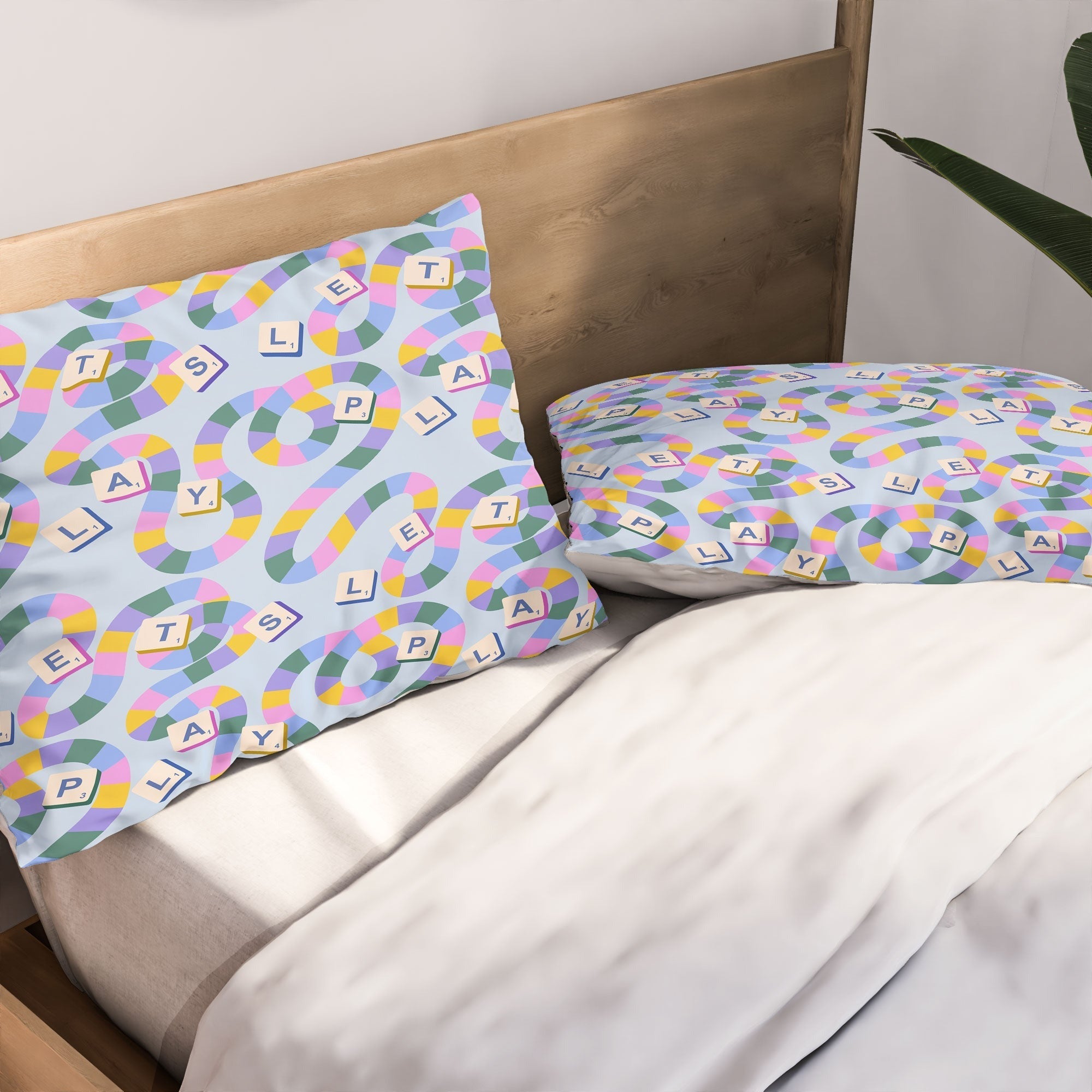 Design by Spark Scrabble Board Game Night Pillow Shams