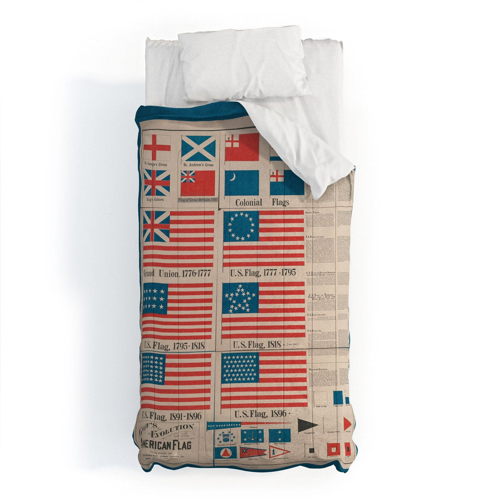 DENY Designs Goff s Evolution of the American Flag Comforter