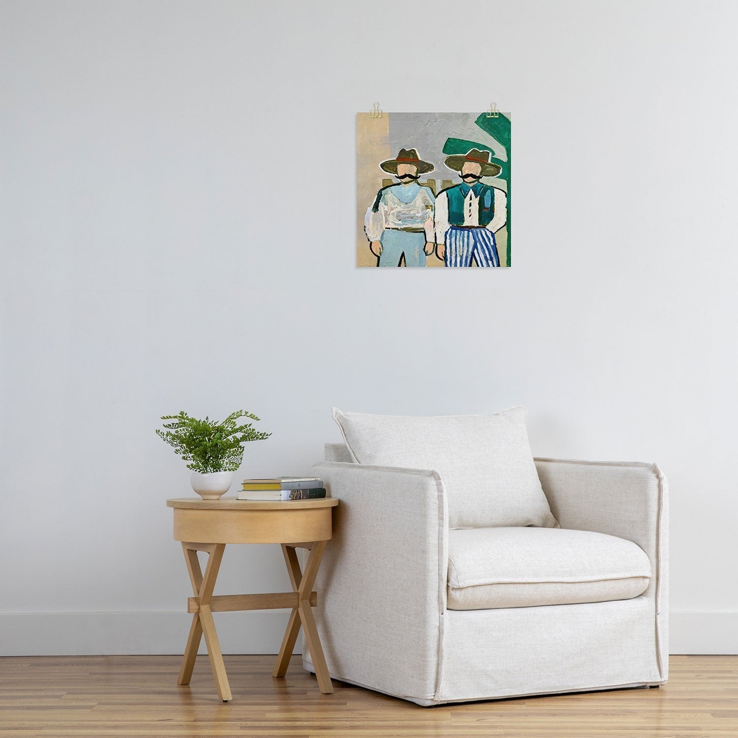 83 Oranges Side By Side Cowboy Edition Art Print