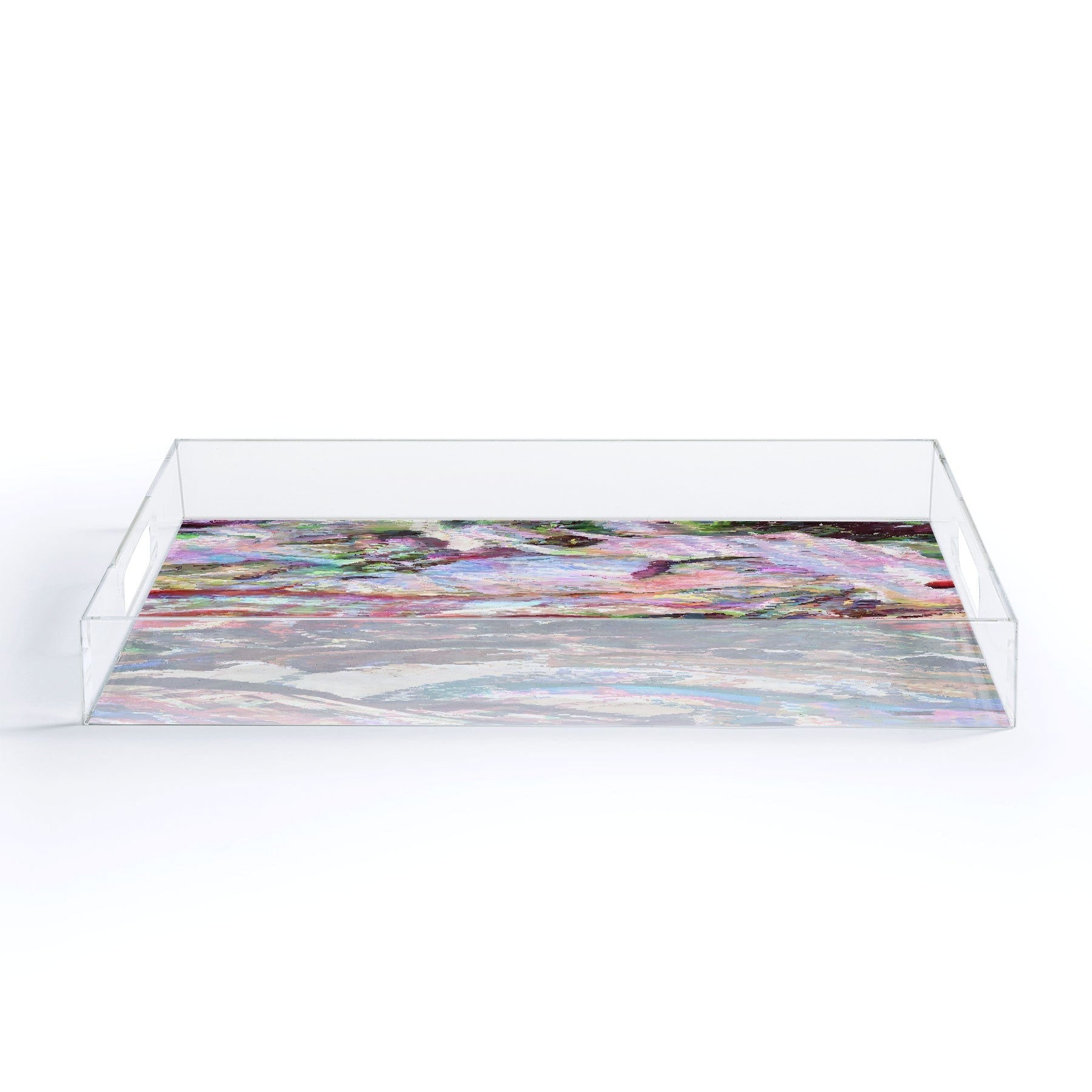 83 Oranges Sequin Haze Acrylic Tray