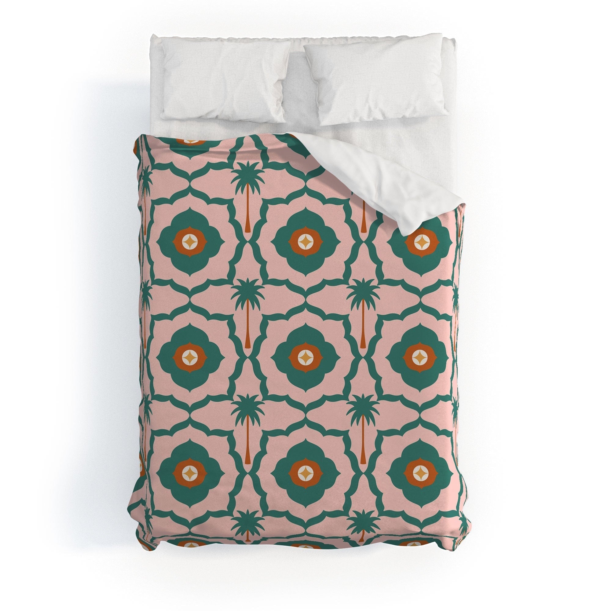 Design by Spark Mid Mod Palm Springs Duvet Cover