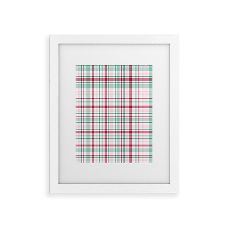 Lisa Argyropoulos Merry Vintage Plaid Framed Art Print