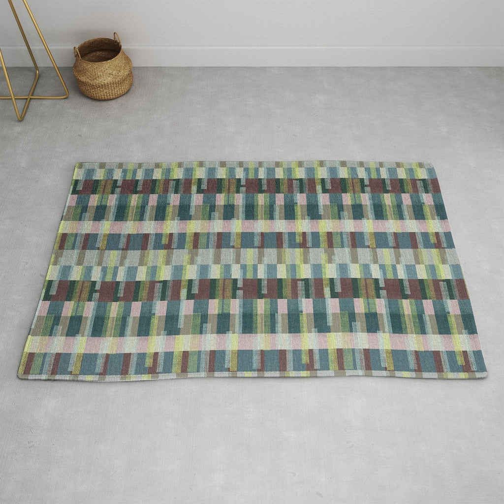 Marta Barragan Camarasa Dynamic Linear Blocks Area Rug
