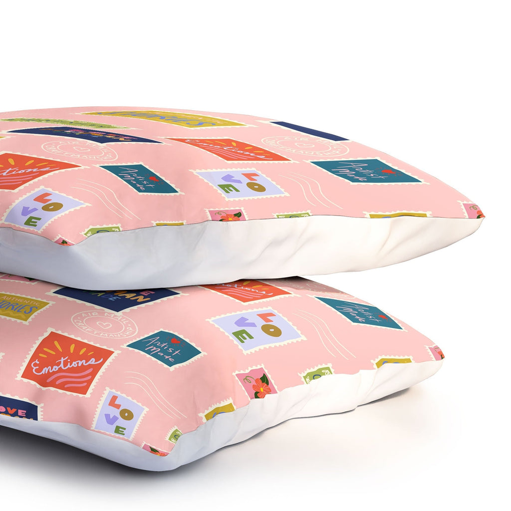 Design by Spark Love Human Made Stamps Pillow Shams
