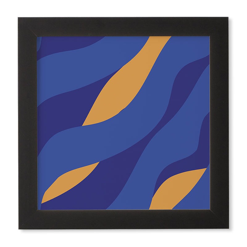 Camilla Foss Pebbles in Stream Framed Wall Art