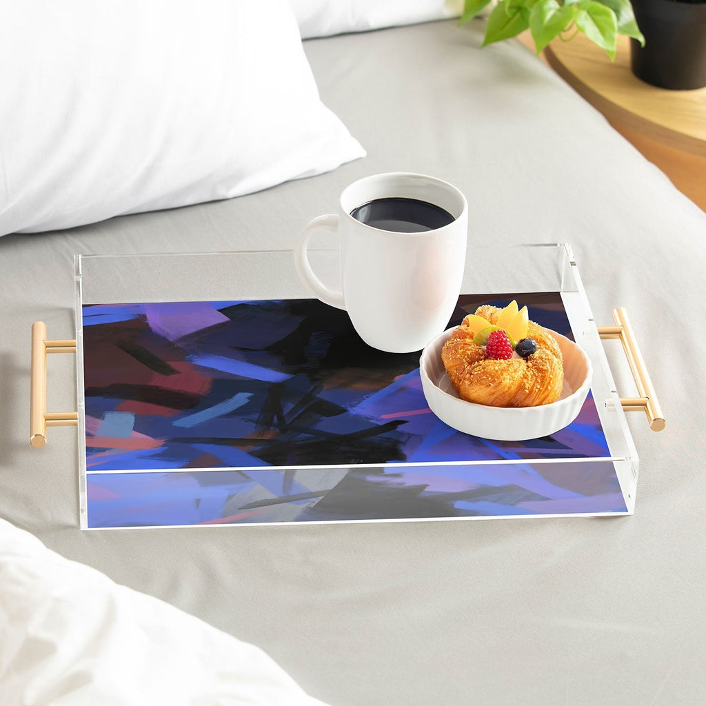 83 Oranges Midnight Sparks Acrylic Tray