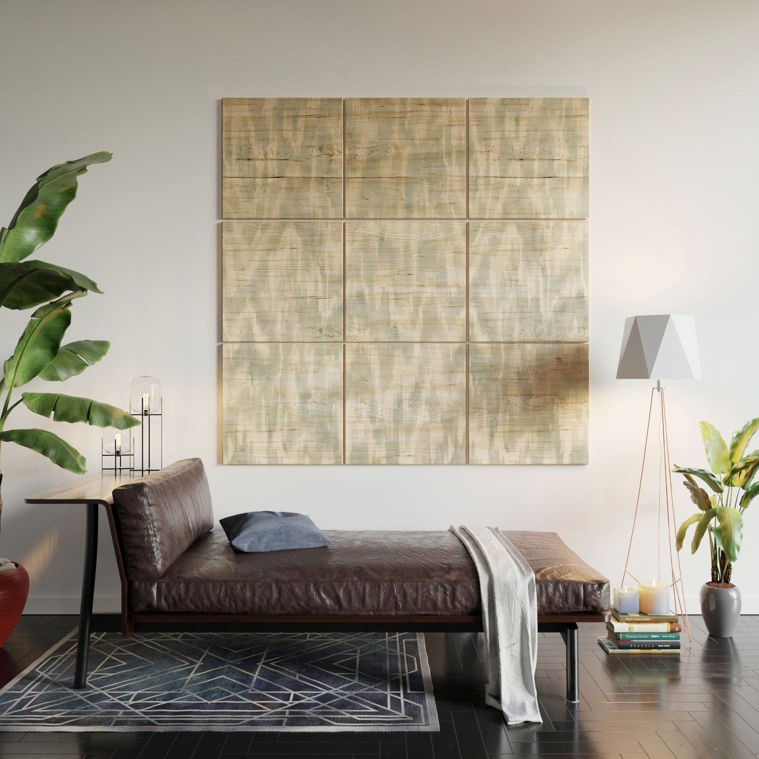 Jacqueline Maldonado Watercolor Wood Grain Wood Wall Mural