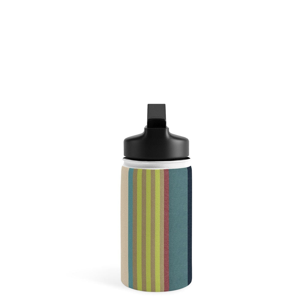 Marta Barragan Camarasa Colorful Stripe Delight Water Bottle