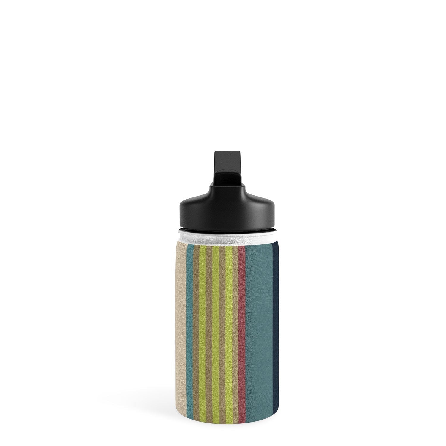 Marta Barragan Camarasa Colorful Stripe Delight Water Bottle