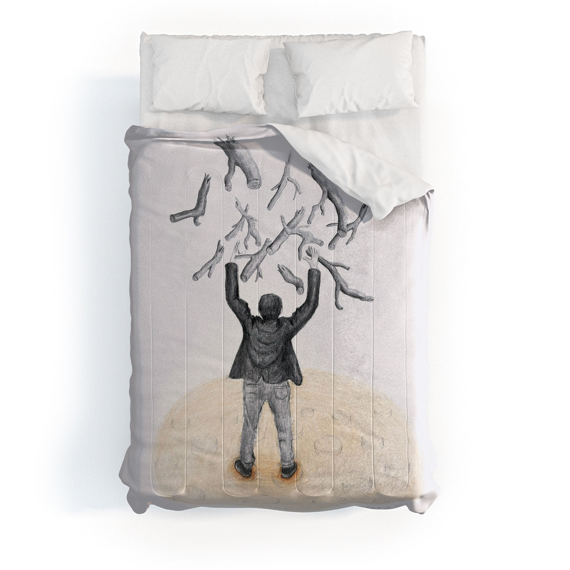 Coco de Paris Wood in the sky Comforter