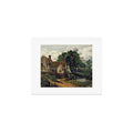 Viktorius Art Vintage painting of a house Art Print