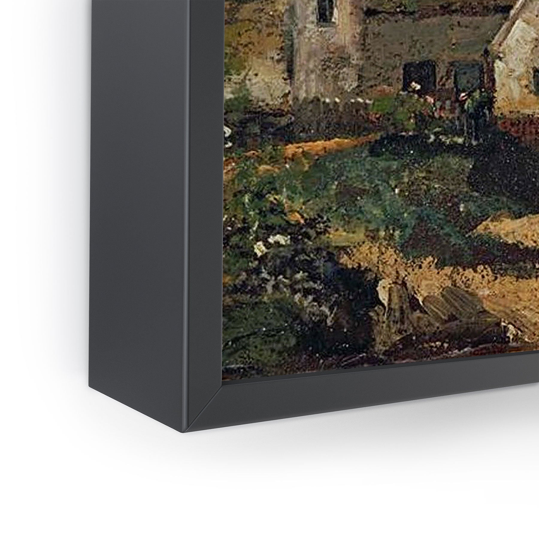 Viktorius Art Vintage painting of a house Framed Mini Art Print