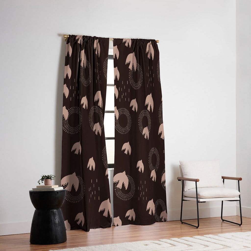 Viviana Gonzalez Espresso caramel Boho birds Blackout Non Repeat
