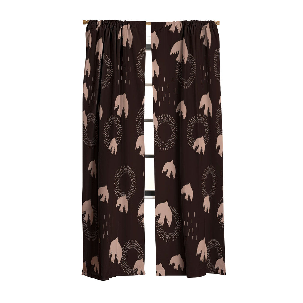 Viviana Gonzalez Espresso caramel Boho birds Blackout Non Repeat