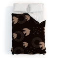 Viviana Gonzalez Espresso caramel Boho birds Comforter