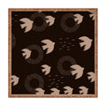 Viviana Gonzalez Espresso caramel Boho birds Square Tray