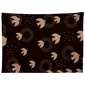 Viviana Gonzalez Espresso caramel Boho birds Tapestry