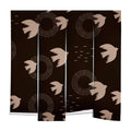 Viviana Gonzalez Espresso caramel Boho birds Wall Mural