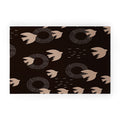 Viviana Gonzalez Espresso caramel Boho birds Welcome Mat
