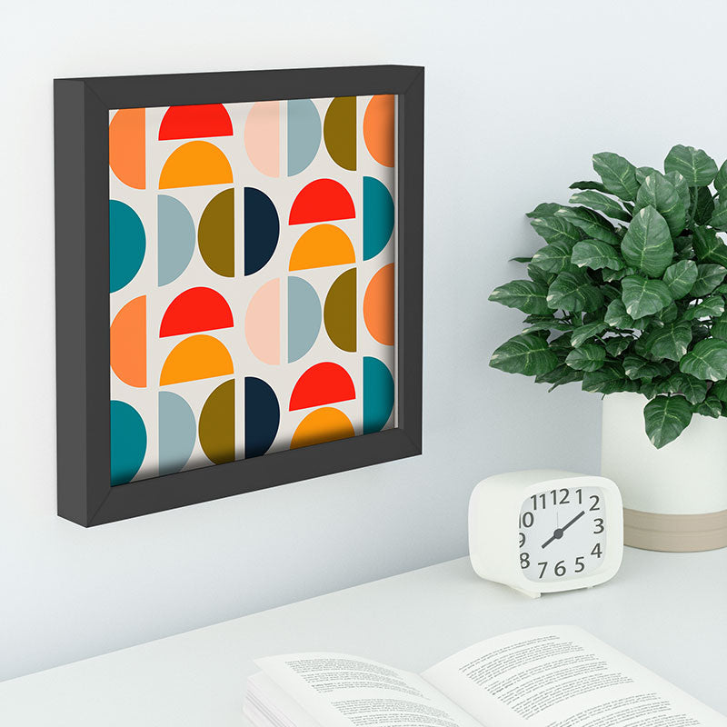 Viviana Gonzalez Mid Century Geometric Vibes I Recessed Framing Square